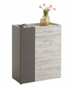 Kommode - Sandeiche - Lava - 2-türig