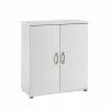 Kommode - Weiß - 2 Türen - 60 Cm