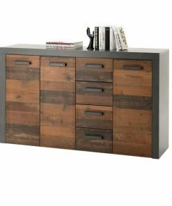 Sideboard - Old Wood Vintage - Matera - 4 Schubkästen - 152 Cm