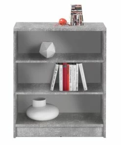 Regal - Beton-weiß - 86 Cm Hoch