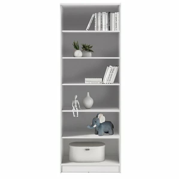 Regal - Weiß - 5 Einlegeböden - 72 Cm Breit 1 Regal - Weiß - 5 Einlegeböden - 72 Cm Breit