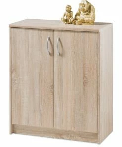 Kommode - Sonoma Eiche - 2 Türen - 74 Cm