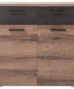 Kommode - Schlammeiche-Schwarzeiche - 2 Türen