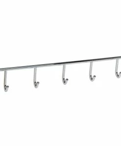 Hakenleiste - Chromfarben - Stahl