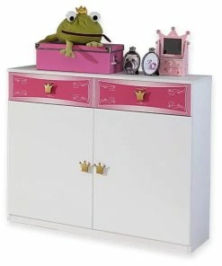Kommode - Weiß - Prinzessin - 100 Cm