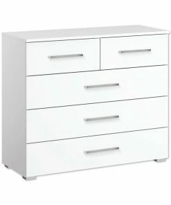 Kommode - Alpinweiß Matt - 93 Cm Breit