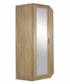 Eckschrank - Sonoma Eiche - Mit Spiegeltür
