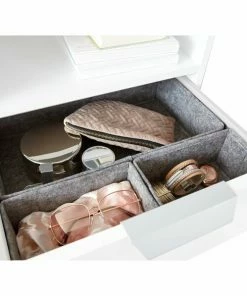 3-teilige Inneneinteilung Für Schubkasten - Grau