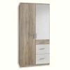 Kleiderschrank - San Remo Eiche - 90 Cm