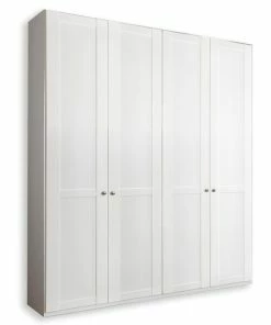 Drehtürenschrank - Alpinweiß - 180 Cm