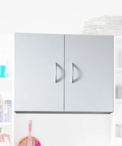 Hängeschrank - Weiß - 80x64x40 Cm