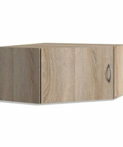 Eckschrankaufsatz - Eiche Sägerau - 80x40 Cm