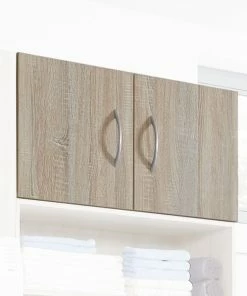 Aufsatz - Eiche Sägerau - 80x40x54 Cm