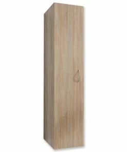 Drehtürenschrank - Eiche Sägerau - 45 Cm Breit