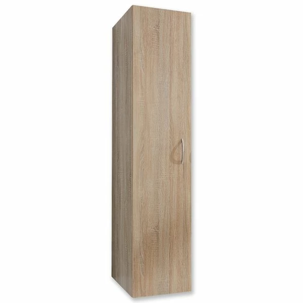 Drehtürenschrank - Eiche Sägerau - 40 Cm Breit 1 Drehtürenschrank - Eiche Sägerau - 40 Cm Breit