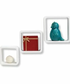 Regalwürfel 3-teilig - Weiß Matt - Holzfaserplatte