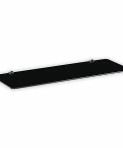 Wandboard - Glas - Schwarz - 60x20 Cm