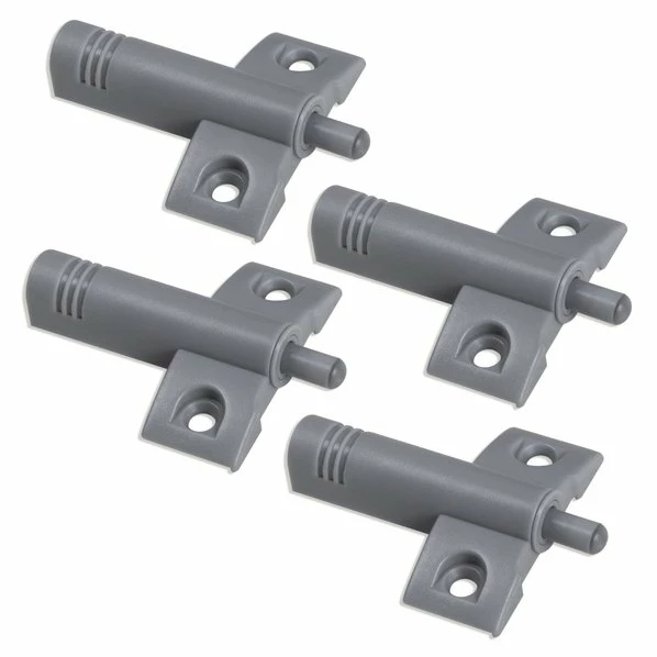 4er-Set Türdämpfer - Grau - Kunststoff 1 4er-Set Türdämpfer - Grau - Kunststoff