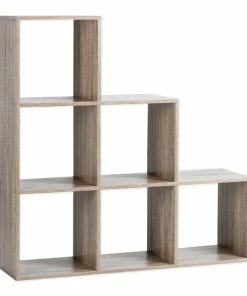 Raumteiler - Sonoma Eiche - 6 Fächer - 104x108 Cm