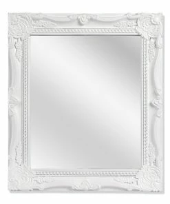 Spiegel - Weiß - 34x39 Cm