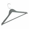 Kleiderbügel - Anthrazit - Massivholz