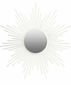 Wandspiegel - Silber - Sonne
