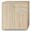 Kommode - Sonoma Eiche - Türen Und Schubladen - 71 Cm Breit