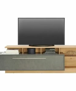 Lowboard - Coast Evoke Eiche - Matera Dunkel - 220 Cm