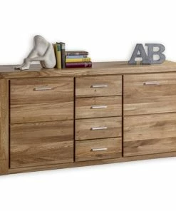 Sideboard - Wildeiche Teilmassiv - 158,5 Cm