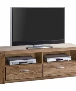 TV-Lowboard - Wildeiche Teilmassiv - 138 Cm