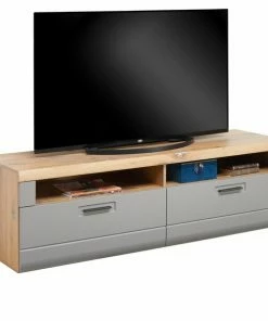 Luca Bessoni Lowboard AURIS - Basalt-Flagstaff Eiche - 163 Cm