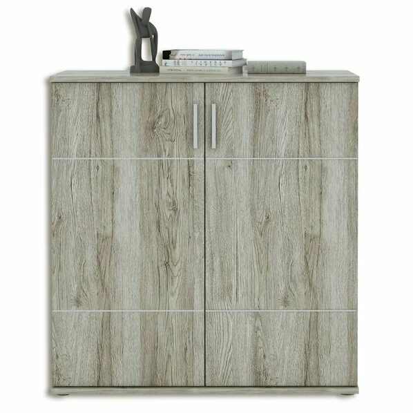 Kommode - Sandeiche - 2 Türen - 88 Cm Breit 1 Kommode - Sandeiche - 2 Türen - 88 Cm Breit