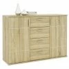 Sideboard - Sonoma Eiche - 132 Cm Breit