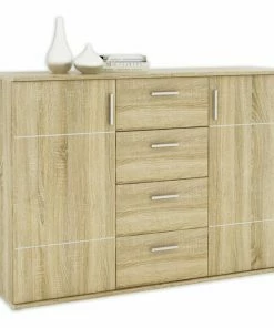 Sideboard - Sonoma Eiche - 132 Cm Breit
