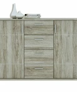Sideboard - Sandeiche - 132 Cm Breit