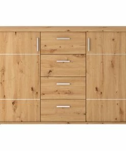 Sideboard - Artisan Eiche - 132 Cm Breit