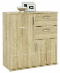Kommode - Sonoma Eiche - 88 Cm Breit