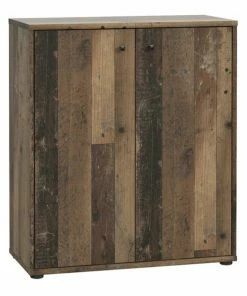 Kommode - Old Wood Vintage - 74 Cm Breit - Zwei Türen