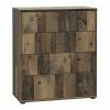 Kommode - Old Wood Vintage - 74 Cm Breit - Vier Schubkästen
