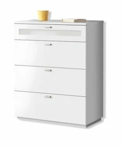 Kommode - Weiß - 80 Cm Breit