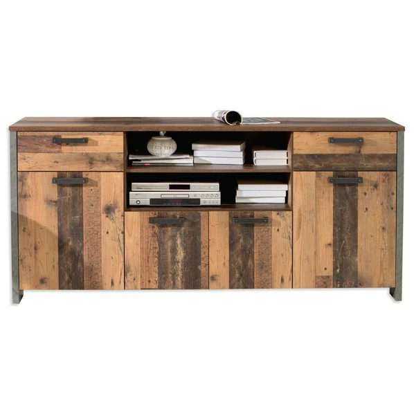 TV-Sideboard - Old Wood Vintage - 186 Cm 1 TV-Sideboard - Old Wood Vintage - 186 Cm