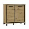 Kommode - Artisan Eiche - 2 Türen - 91 Cm