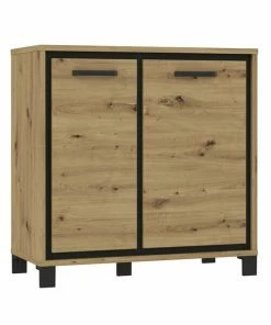 Kommode - Artisan Eiche - 2 Türen - 91 Cm