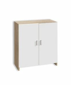 Kommode - Sonoma Eiche-weiß - 60 Cm Breit