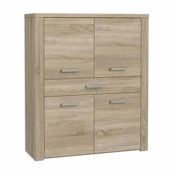Highboard - Sonoma Eiche - 116 Cm Breit 1 Highboard - Sonoma Eiche - 116 Cm Breit