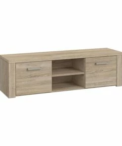 Lowboard - Sonoma Eiche - 2 Offene Fächer