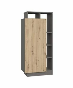 Highboard - Grau-Artisan Eiche - 159 Cm Hoch