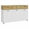 Sideboard - Weiß - Artisan Eiche - 150 Cm