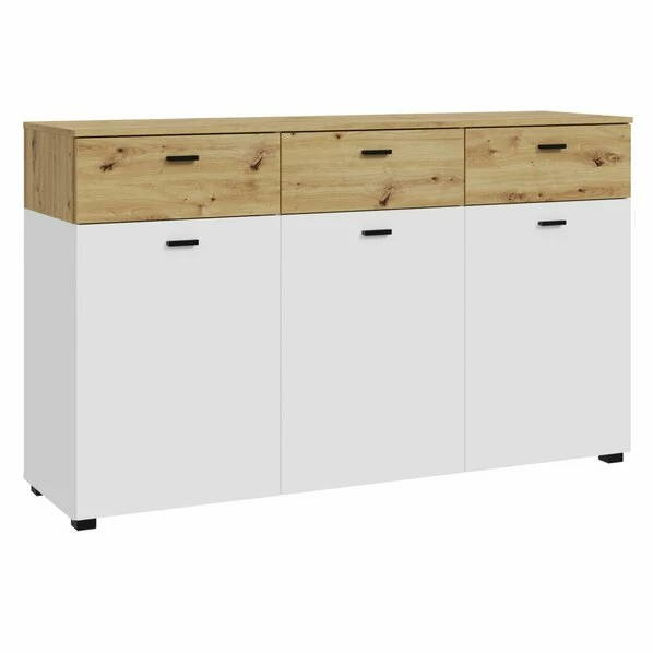 Sideboard - Weiß - Artisan Eiche - 150 Cm 1 Sideboard - Weiß - Artisan Eiche - 150 Cm