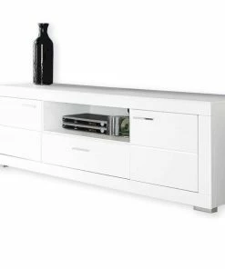 TV-Lowboard - Weiß - Matt - 196 Cm Breit